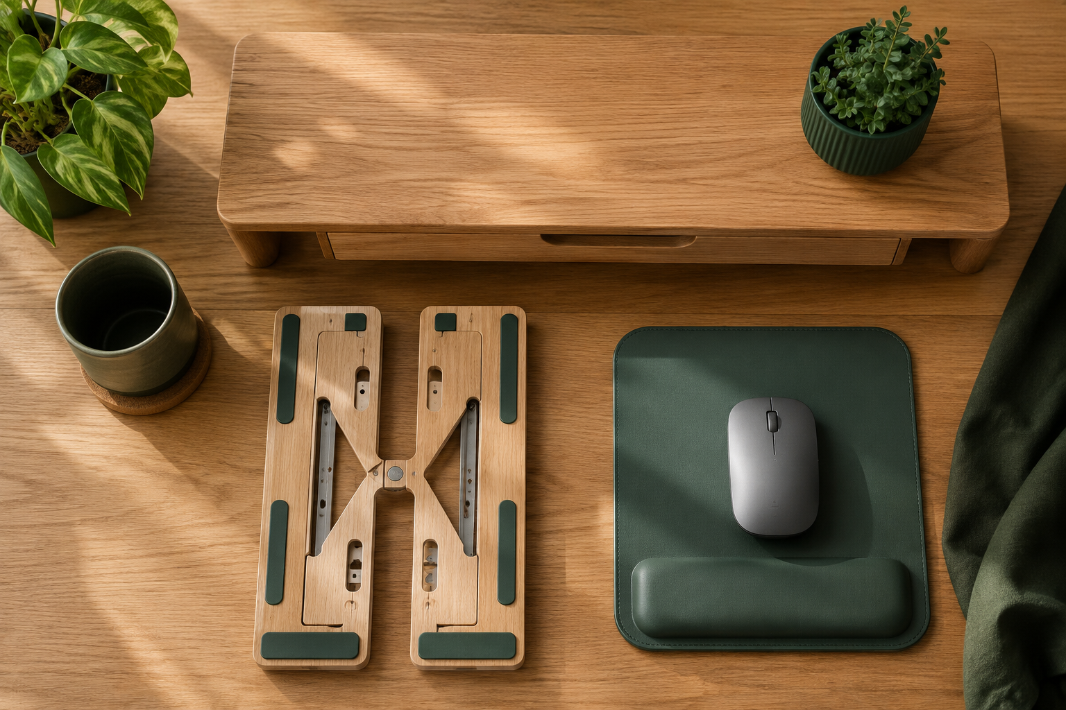 Ergonomic Desk Riser Set